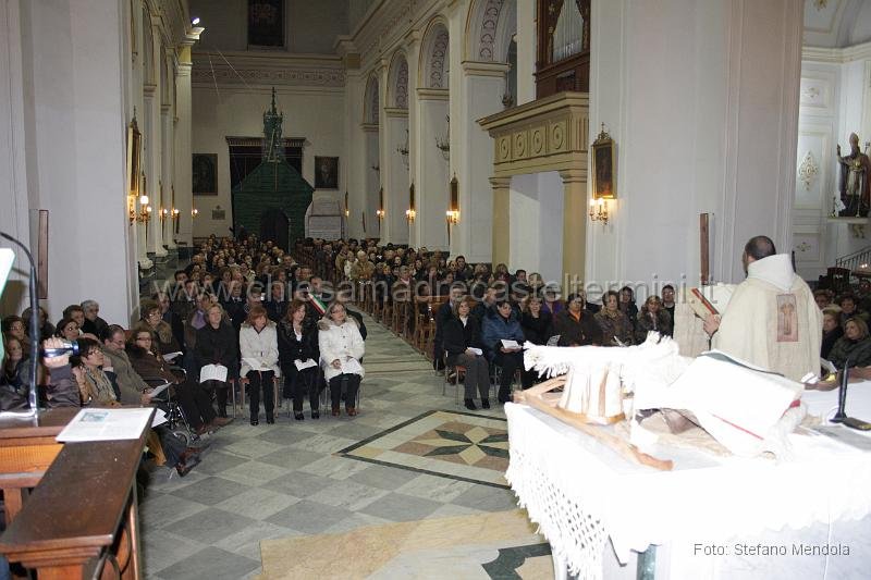 Immagine 072.jpg - 10 Gennaio 2010 - Celebrazione Eucaristica presieduta da frà Gimmi Palminteri, nel giorno del centenario della Fondazione.